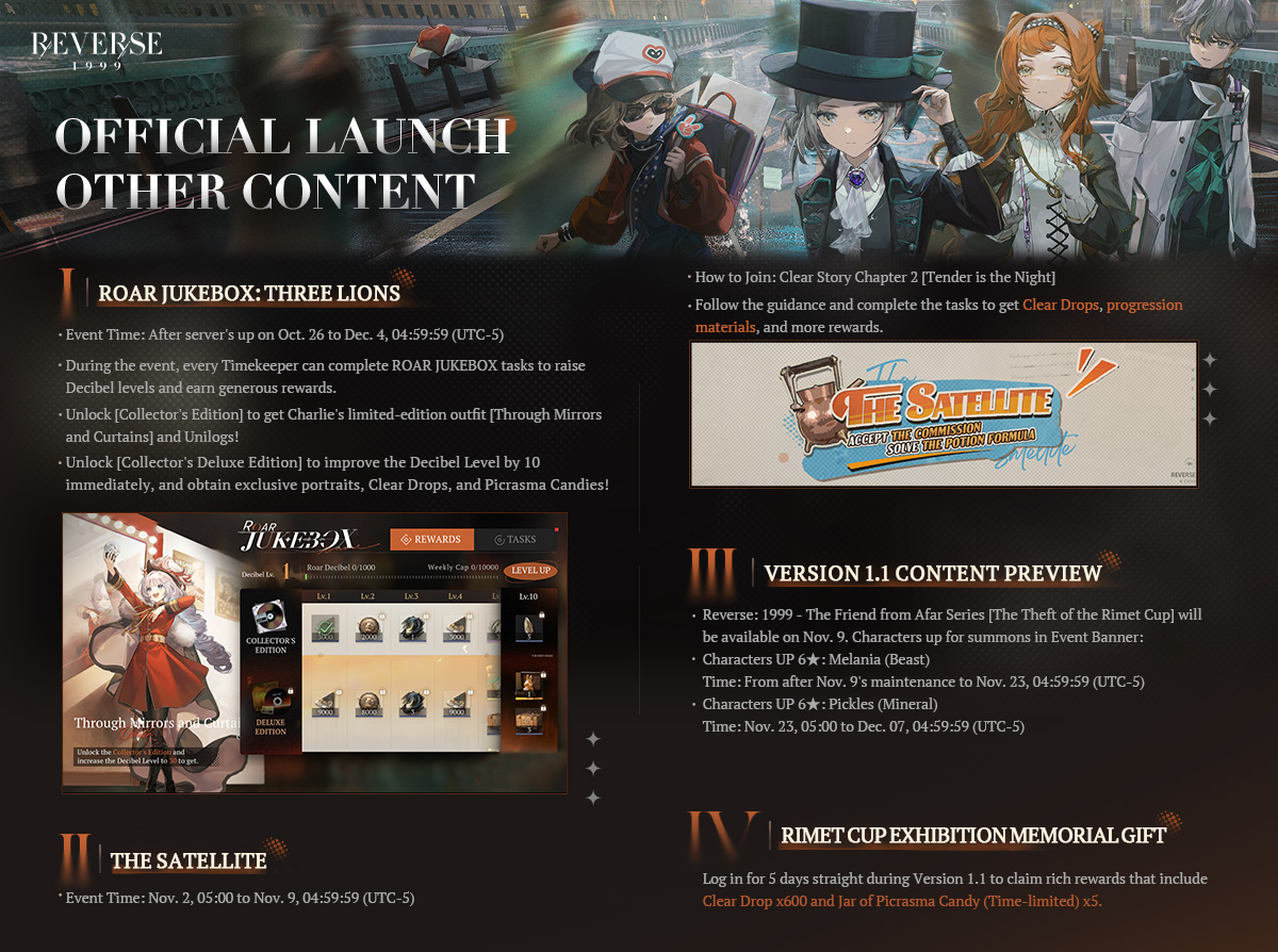 Official Launch Content Overview 4