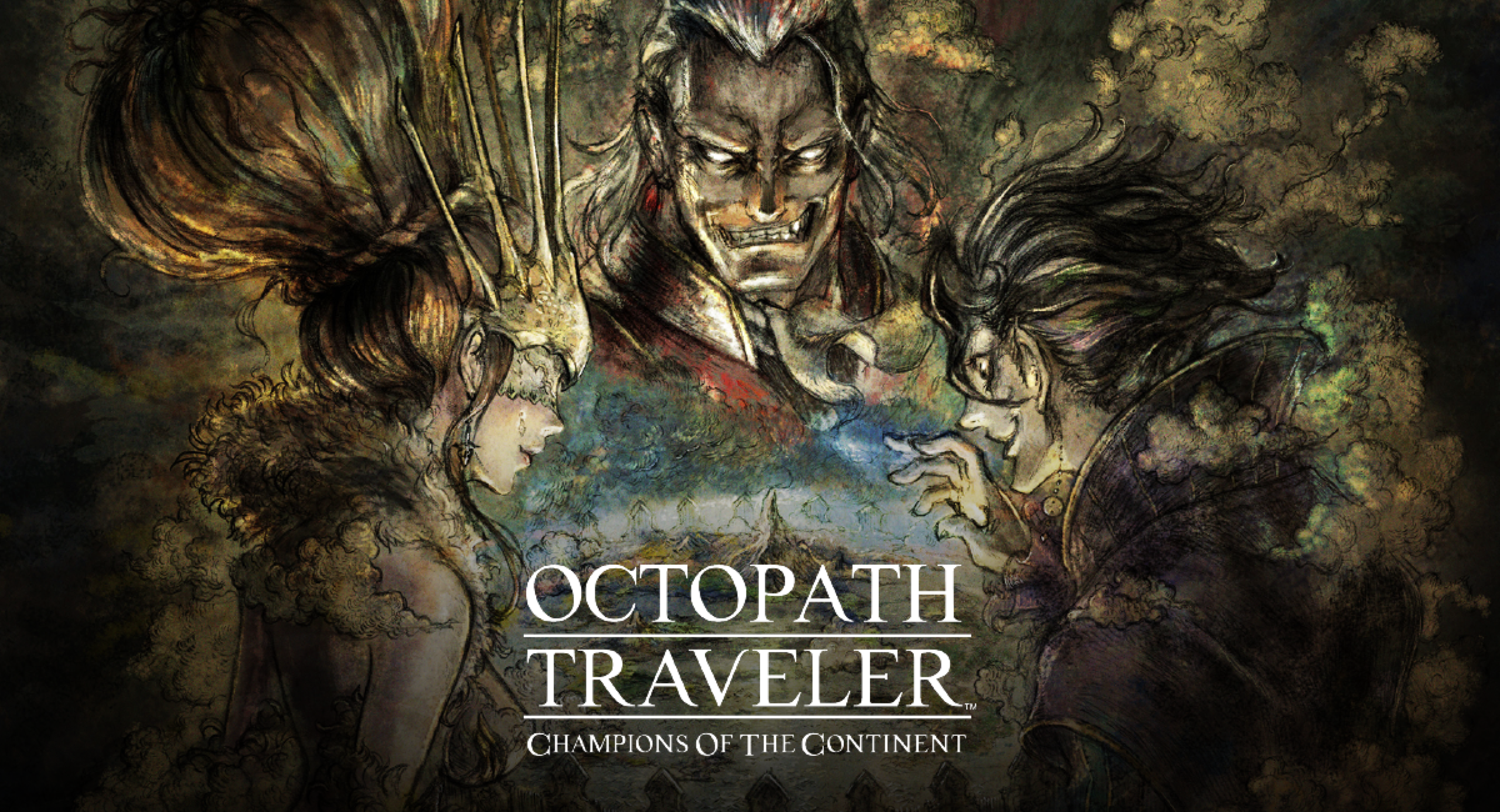 Octopath Traveler: CotC Key Art