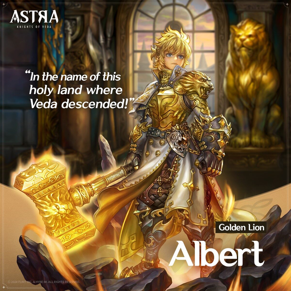 Золотой лев Альберт Ребхардт: Руководство для персонажей ASTRA Knights of Veda # 10