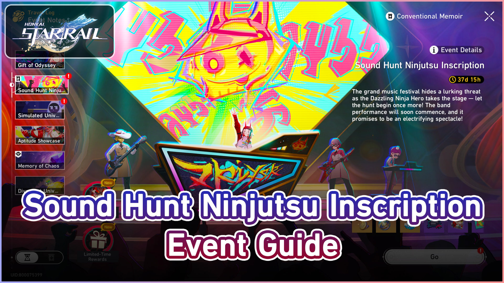 Sound Hunt Ninjutsu Inscription Event Guide