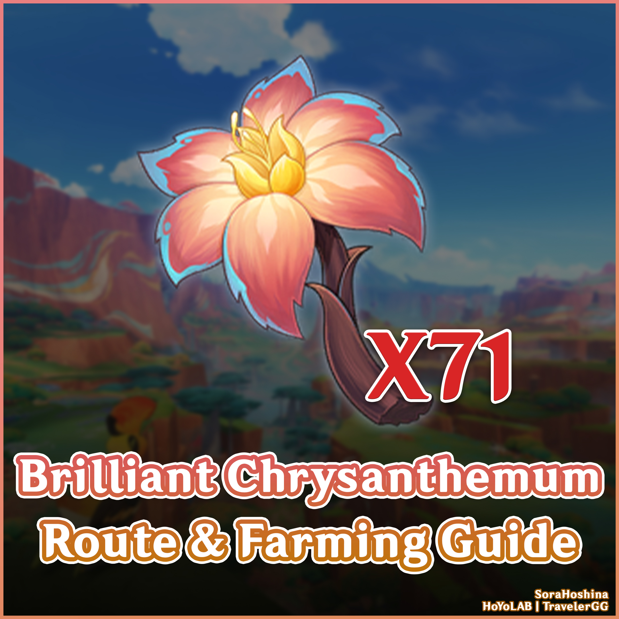 Genshin Impact: Brilliant Chrysanthemum Route & Farming Guide