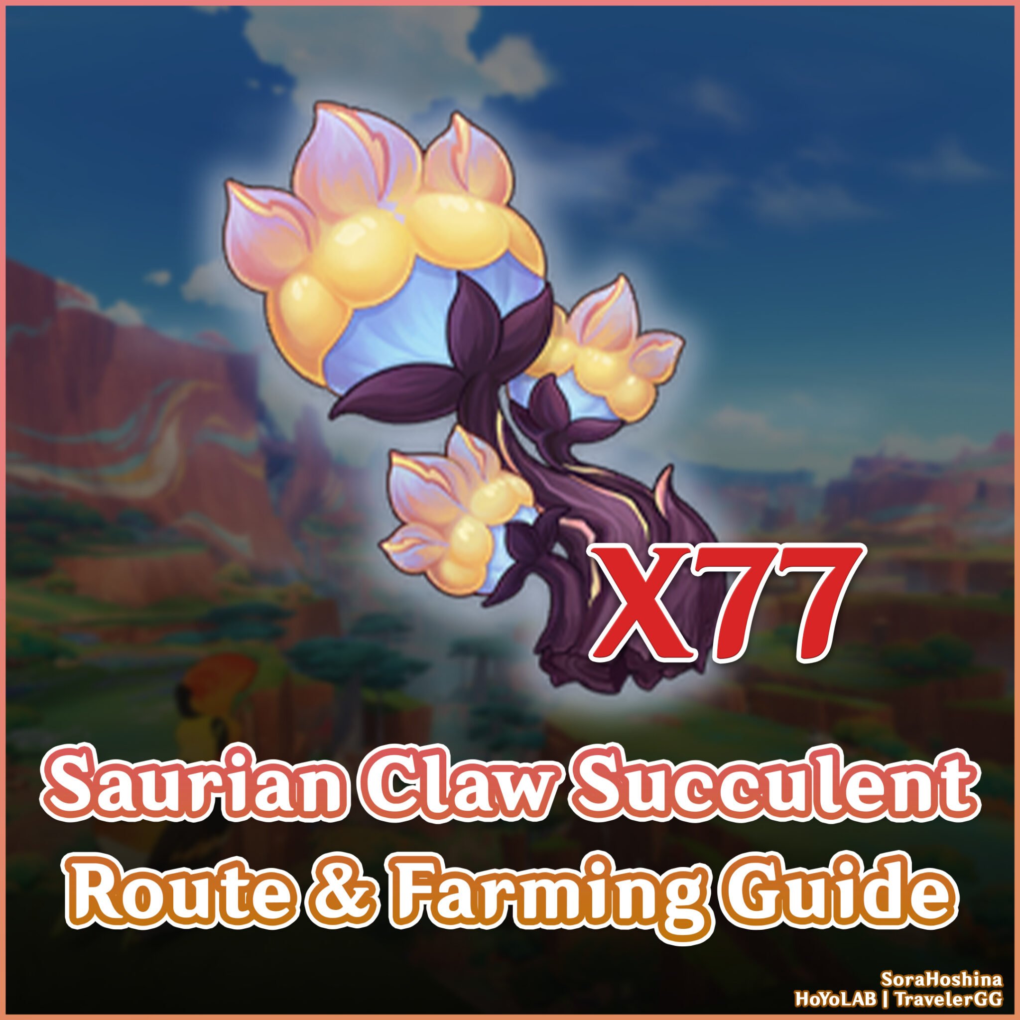 Genshin Impact: Saurian Claw Succulent Route & Farming Guide